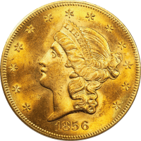 1856-S Liberty Gold Double Eagle ($20) S.S. Central America OBVERSE Image