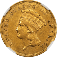 1856-S Three Dollar ($3) OBVERSE Image