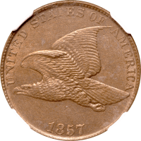 1857 Flying Eagle Cent (1c) Obverse Image