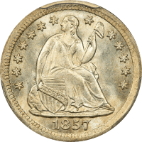 1857-O Seated Liberty Half Dime (H10C) Obverse Image