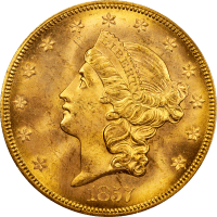 1857-S Liberty Gold Double Eagle ($20) S.S. Central America Obverse Image
