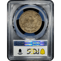 1857 Seated Liberty Half Dollar (50c) Reverse Slab Image