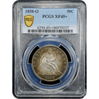 1858-O Seated Liberty Half Dollar (50c) SLAB Image