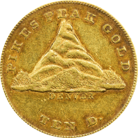 1860 Clark Gruber Gold Eagle ($10) Obverse Image