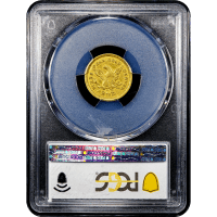 1860 Clark Gruber Gold Quarter Eagle ($2.50) Reverse Slab Image