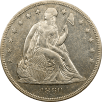 1860-O Seated Liberty Dollar ($1) Obverse Image