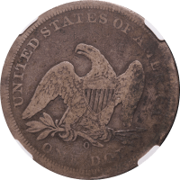 1860-O Seated Liberty Dollar ($1) Reverse Image