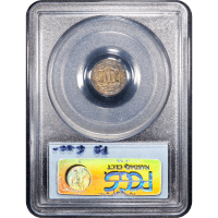 1860 Three Cent Silver (3CS) Reverse Slab Image