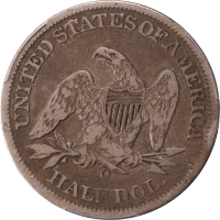 1861-O Seated Liberty Half Dollar (50c) CSA Obverse Reverse Image