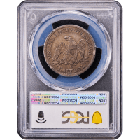 1861-S Seated Liberty Half Dollar (50c) Reverse Slab Image