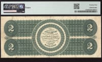 1862 $2 Legal Tender Reverse Image