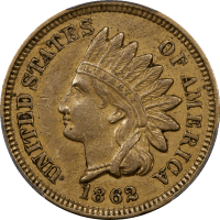 1862 Indian Cent (1c) OBVERSE Image