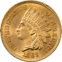 1862 Indian Cent (1c) OBVERSE Image