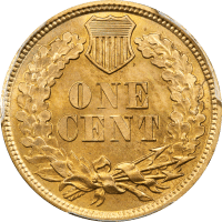 1862 Indian Cent (1c) REVERSE Image