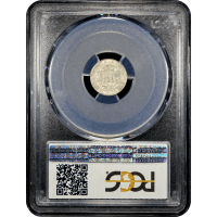 1862 Three Cent Silver (3CS) Reverse Slab Image