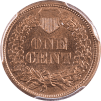 1863 Indian Cent (1c) Reverse Image
