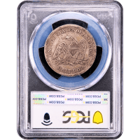 1864-S Seated Liberty Half Dollar (50c) Reverse Slab Image