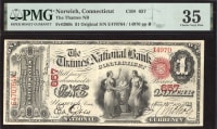 1865 $1 Original National - Norwich, CT (Charter 657)  OBVERSE Image