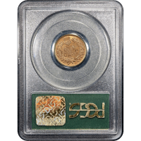 1867 Indian Cent (1c) OGH Reverse Slab Image