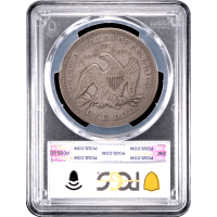 1869 Seated Liberty Dollar ($1) Reverse Slab Image