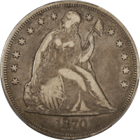 1870-CC Seated Liberty Dollar ($1) OBVERSE Image