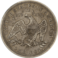 1870-CC Seated Liberty Dollar ($1) REVERSE Image