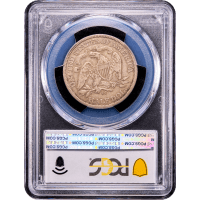 1870-CC Seated Liberty Half Dollar (50c) Reverse Slab Image