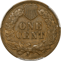 1871 Indian Cent (1c) REVERSE Image