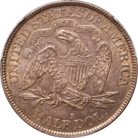 1872-S Seated Liberty Half Dollar (50c) Reverse Image