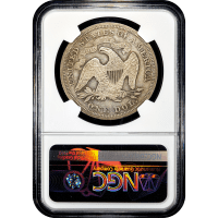 1872 Seated Liberty Dollar ($1) Reverse Slab Image