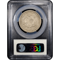 1873-CC Seated Liberty Half Dollar (50c) Arrows Reverse Slab Image