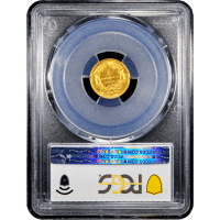 1873 Gold Dollar ($1) Open 3 Reverse Slab Image