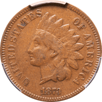 1873 Indian Cent (1c) Doubled Liberty OBVERSE Image