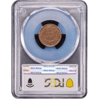 1873 Indian Cent (1c) Doubled Liberty Reverse Slab Image