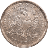 1873-S Seated Liberty Quarter (25c) Arrows Reverse Image