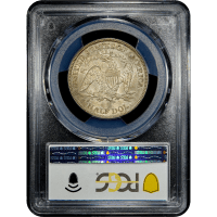 1874 Seated Liberty Half Dollar (50c) Arrows SLAB Image