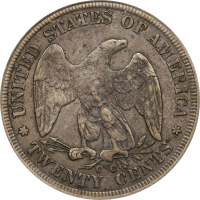 1875-CC Twenty Cents (20c) Reverse Image