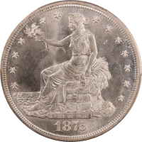 1875-S Trade Dollar (T$1) Obverse Image