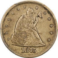 1875-S Twenty Cents (20c) OBVERSE Image