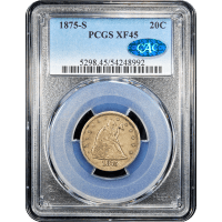 1875-S Twenty Cents (20c) SLAB Image