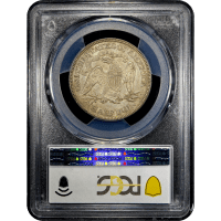1875 Seated Liberty Half Dollar (50c) Reverse Slab Image