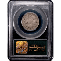 1875 Seated Liberty Quarter (25c) OGH Reverse Slab Image