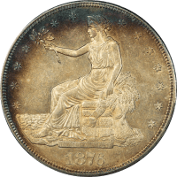 1876-CC Trade Dollar ($1) Doubled Die Reverse  Obverse Image