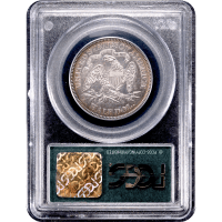 1876-S Seated Liberty Half Dollar (50c) OGH Reverse Slab Image