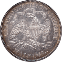 1876-S Seated Liberty Half Dollar (50c) OGH Reverse Image