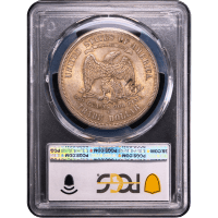1876-S Trade Dollar (T$1) Chopmarked Reverse Slab Image