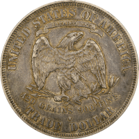 1876-S Trade Dollar (T$1) Reverse Image