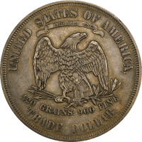 1876 Trade Dollar (T$1) REVERSE Image