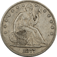 1877-CC Seated Liberty Half Dollar (50c) OBVERSE Image