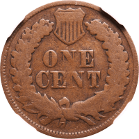 1877 Indian Cent (1c) Reverse Image
